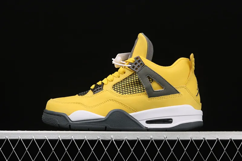 All categories Air Jordan Jordan series basketball shoes Air Jordan 4 Air Jordan 4 "Lightning" AJ4 Joe 4 yellow electric mother 314254-702